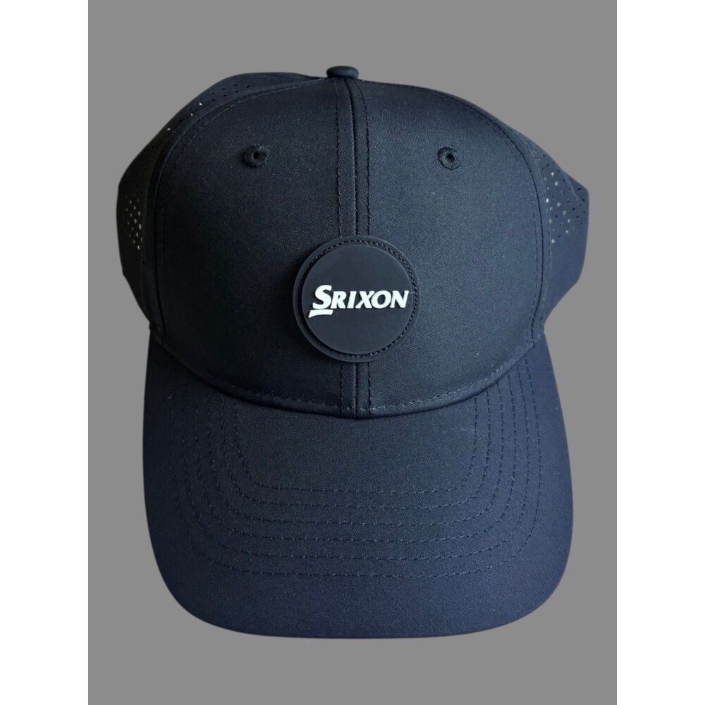 Srixon Performance Golf Hat Black Adjustable Snapback OSFA NWT